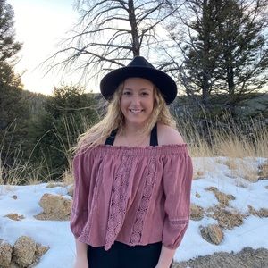 Off the shoulder shirt